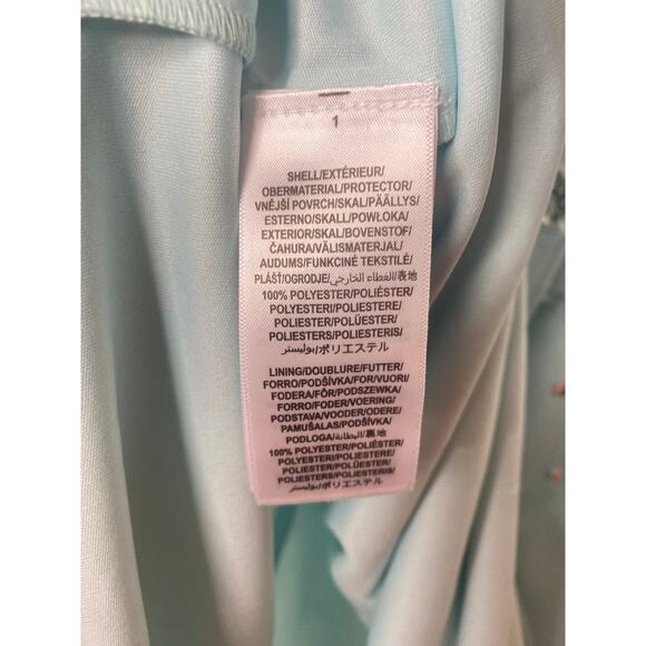 NWT ADRIANNA PAPELL DRESS GOWN 16W MOTHER OF THE BRIDE BLUE FORMAL EVENING - Picture 6 of 16